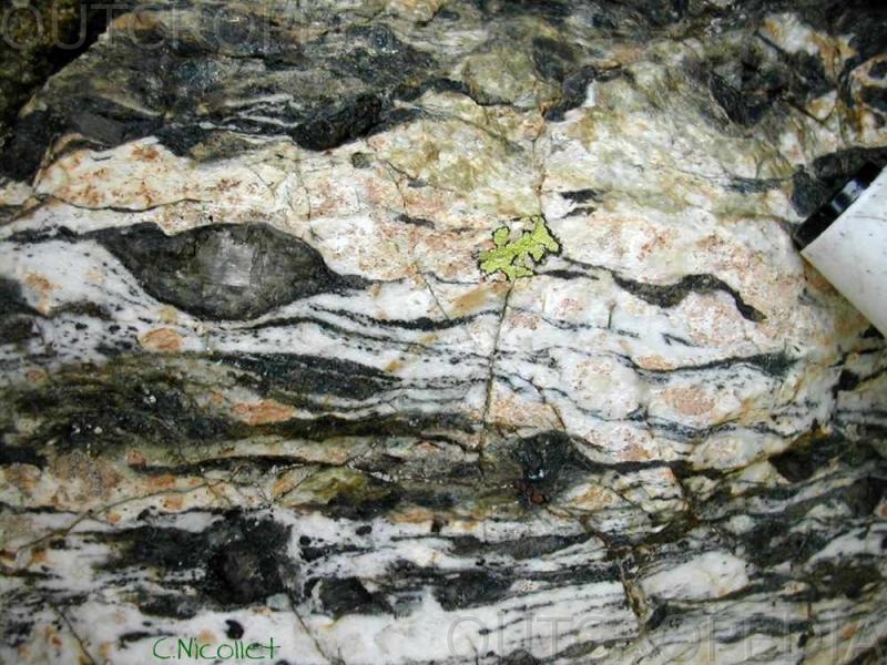 Metagabbro of Chenaillet ophiolite