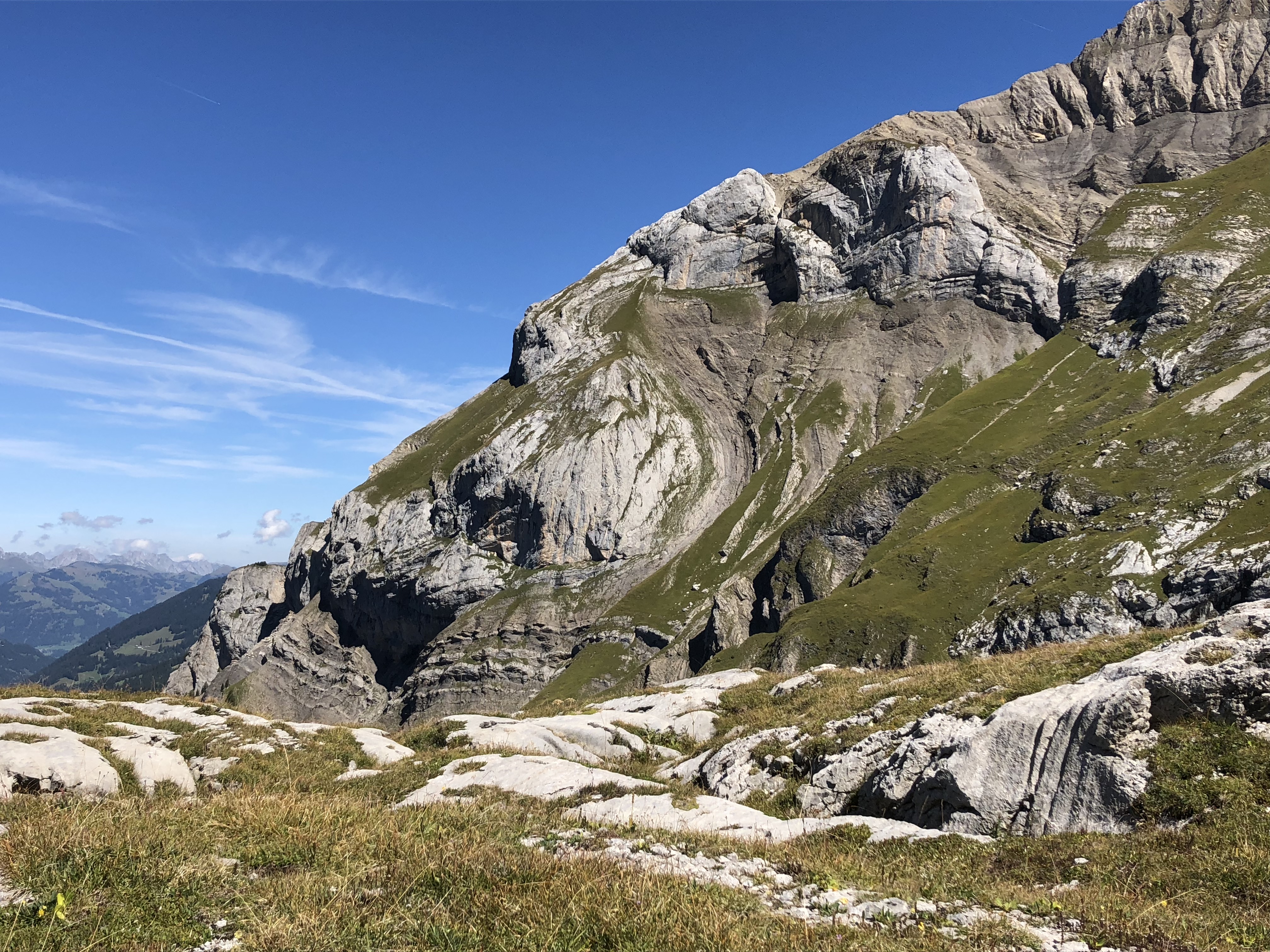 Fold in the Helvetic Wildhorn nappe
