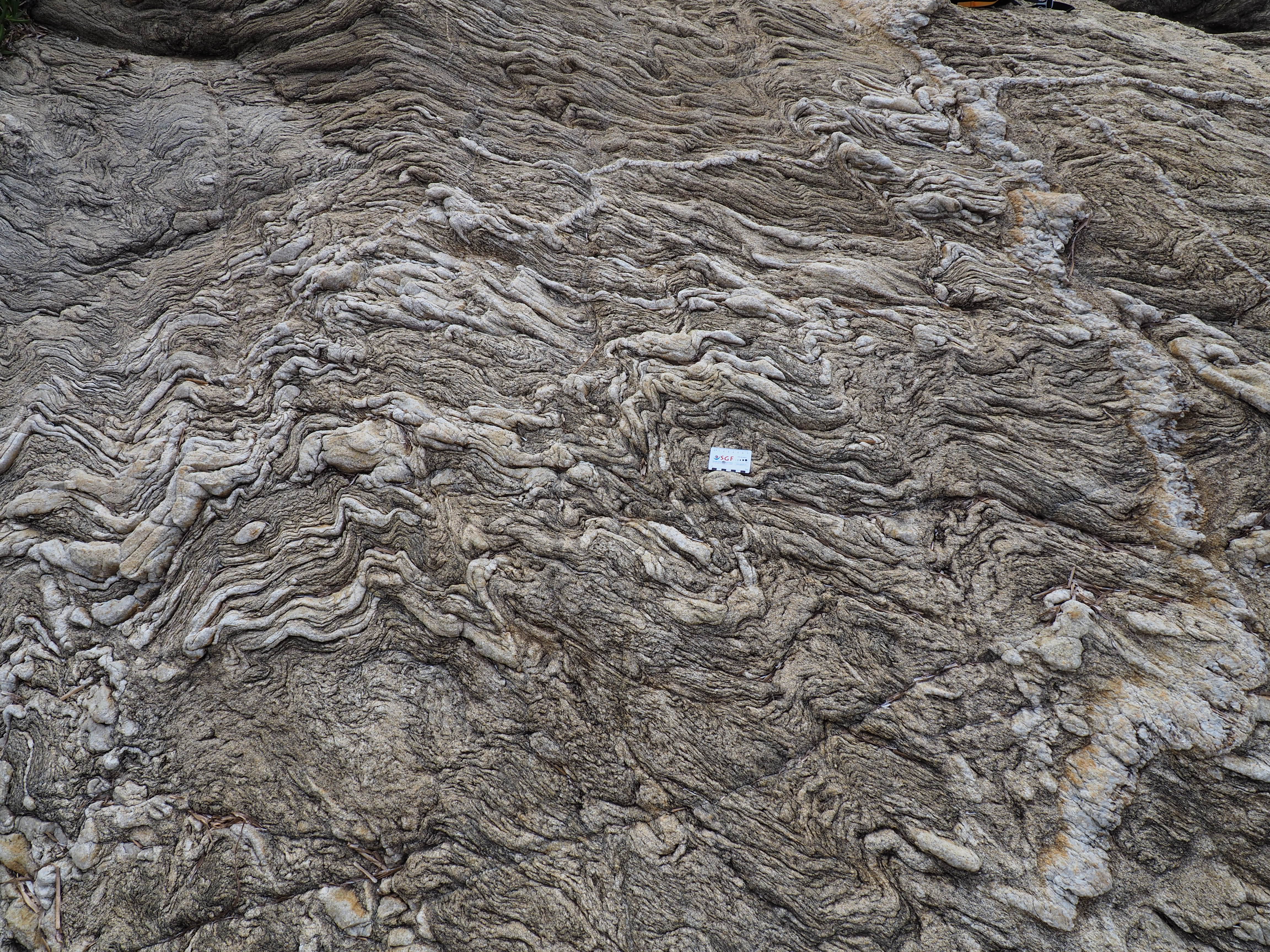 Migmatitic gneiss at St Tropez